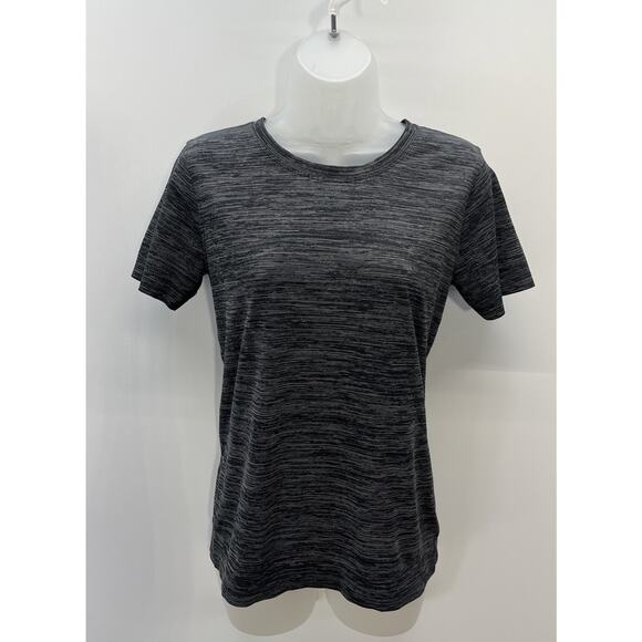 Lululemon Long Distance Short Sleeve Heathered Black First Release Tee T-Shirt 6 - Picture 1 of 8